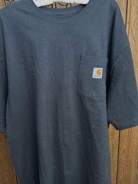 Carhartt Short-Sleeve Pocket Tee in Slate